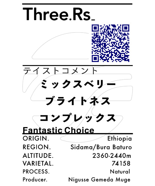 エチオピア バトゥロ ナチュラル 74158